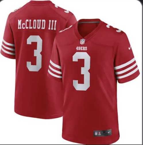 Men & Women & Youth San Francisco 49ers #3 Ray-Ray McCloud III 2022 Red Vapor Untouchable Stitched Football Jersey